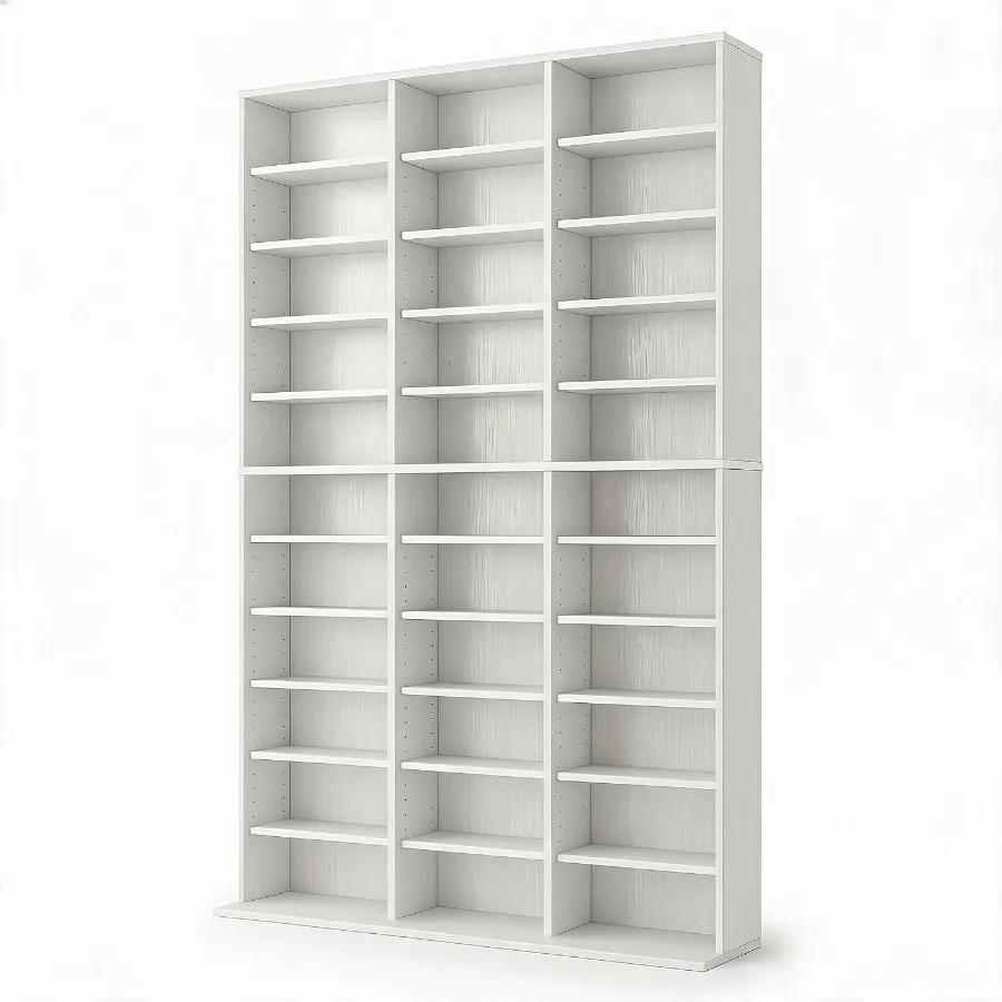 Storage & Organization - Estante alta para armazenamento de mídia,