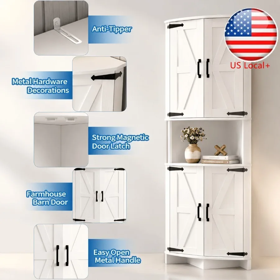 Armário de canto alto de 64,8  - Kitchen avaliação e preço