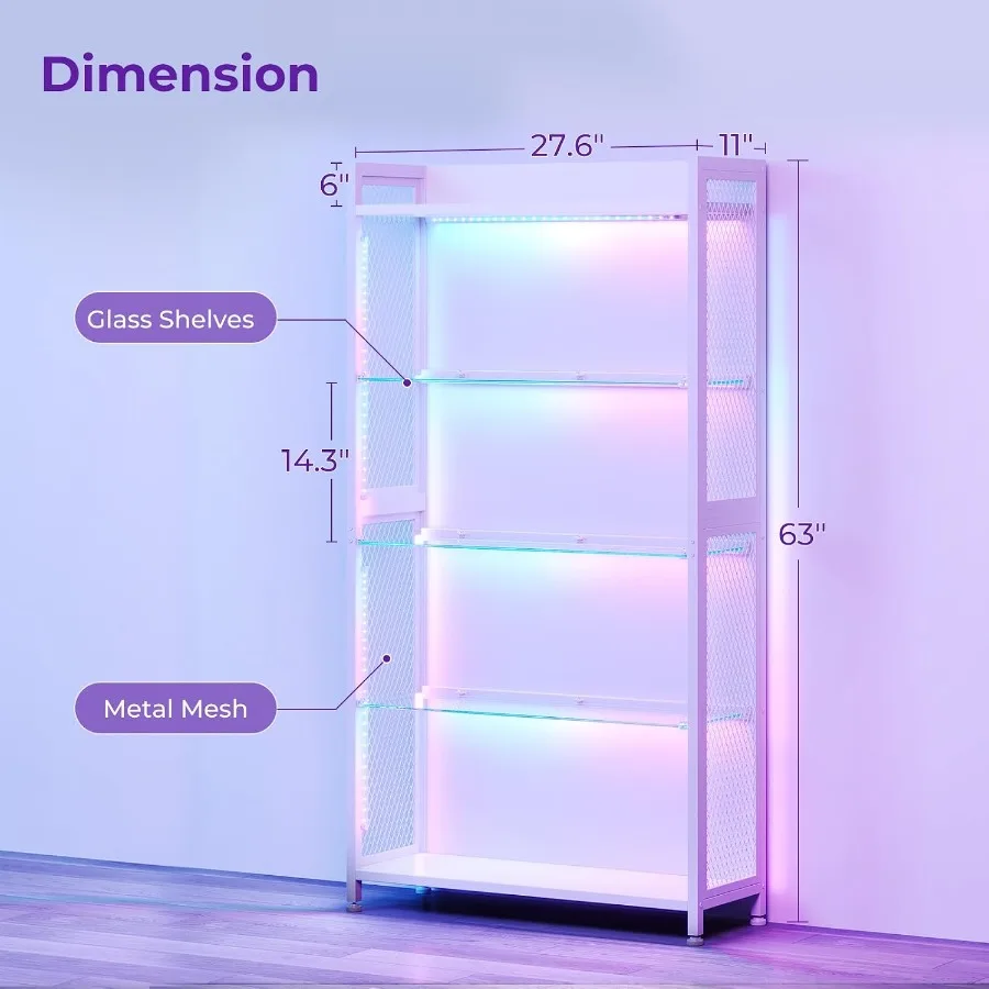 Vitrine com Prateleiras de Vid - Lighting avaliação e preço