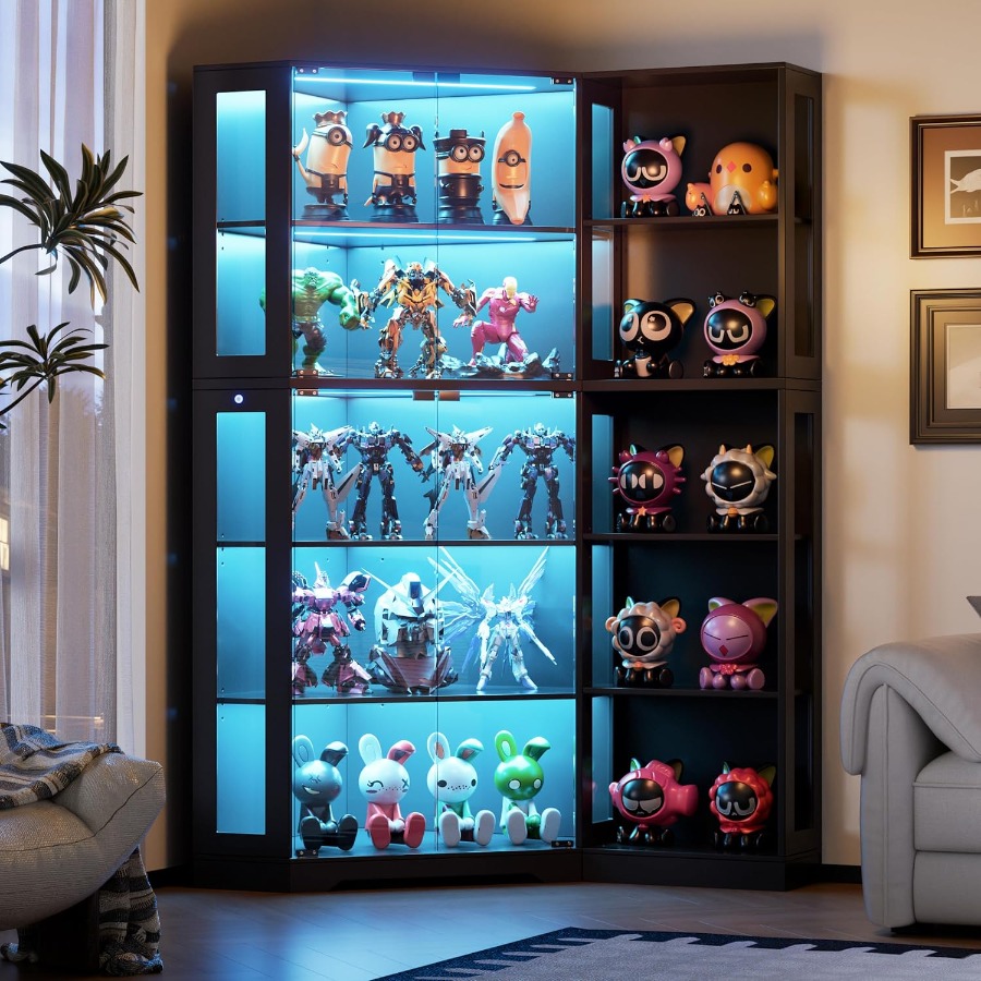 Vitrine de canto com portas de - Storage & Organization avaliação e preço