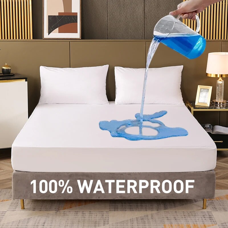 Lençol de cama à prova d'água, - Waterproof Mattress Protector Breathable avaliação e preço