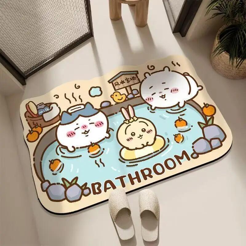 Chiikawa, Hachiware, Usagi: ta - Quick Dry Diatomite Bath Mat avaliação e preço